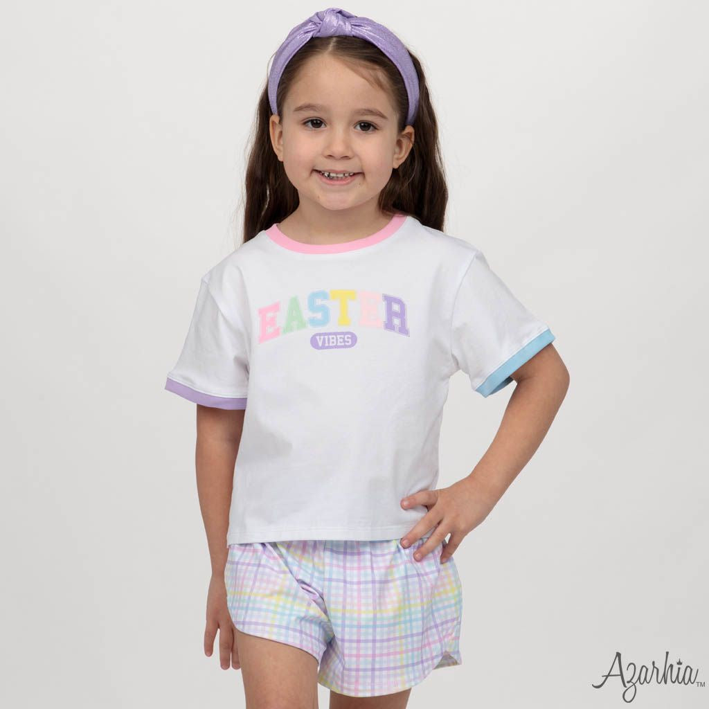 Azarhia "Easter Vibes" White T Shirt