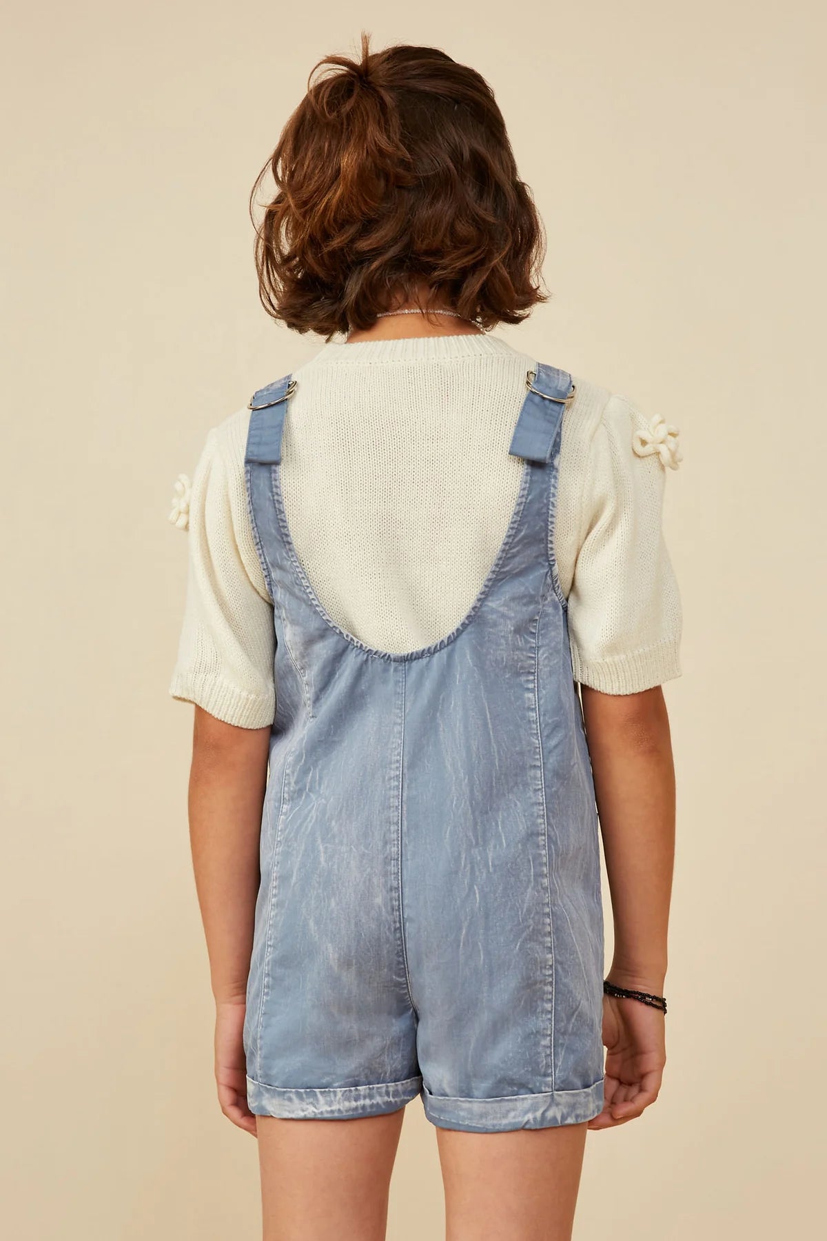 Hayden Girls Dusty Blue Romper