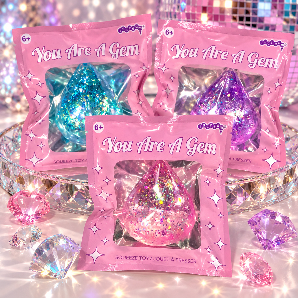 Iscream You're A Gem Squeeze Toy