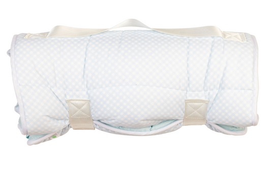 AI Blue Gingham Nap Mat