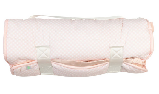 AI Pink Gingham Nap Mat