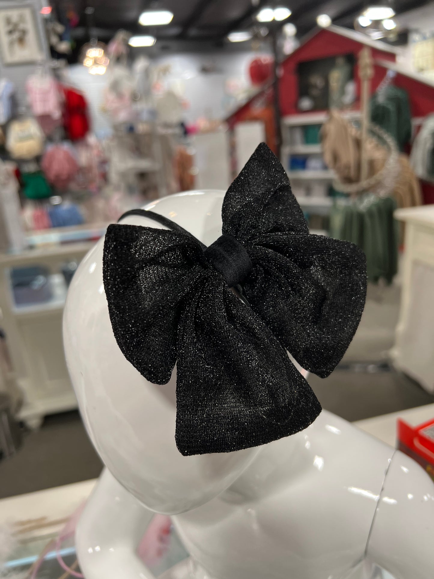 Glittery Bow Headband