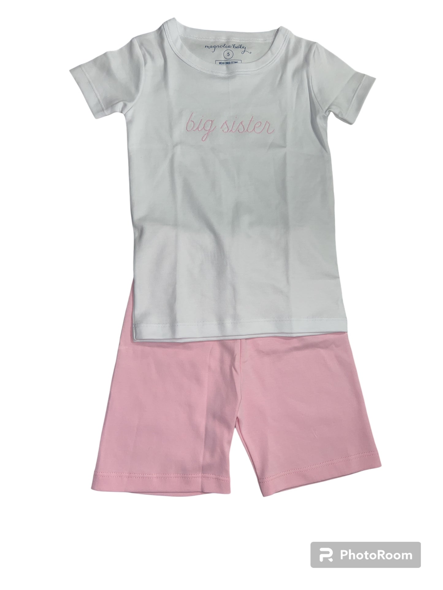 Big Sister Emb Tee Set