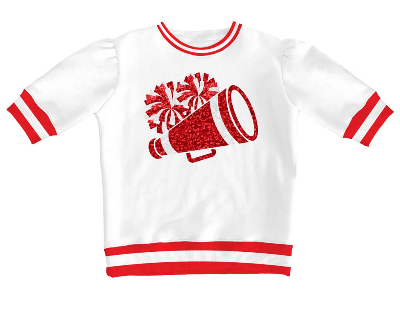 Holly Red Sequin Megaphone Tee