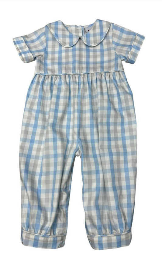 Delaney Peter Pan Collar Long Romper