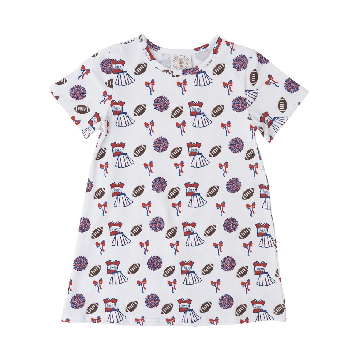 Cypress Row Varsity Red/Blue Susie Swing Dress