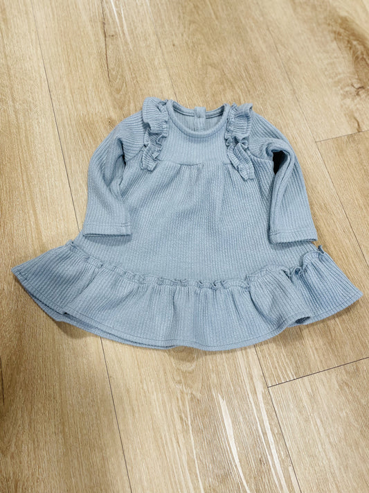 Ettie H Aswen L/S Blue Dress