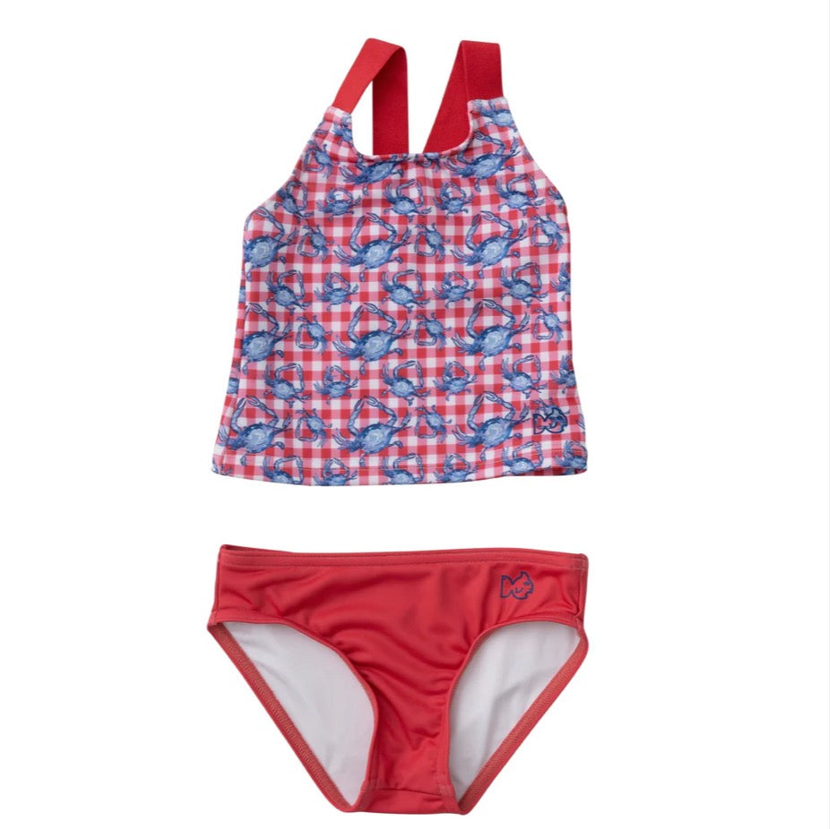 Prodoh Americana Crab Picnic Print Tournament Time Tankini