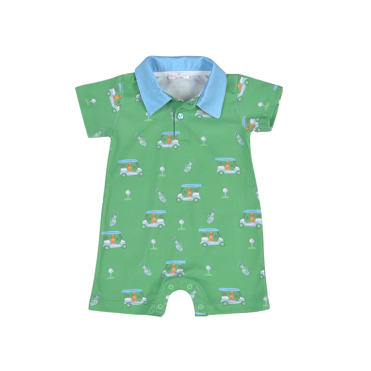 Baby Loren Golf Buddies Romper - Boys