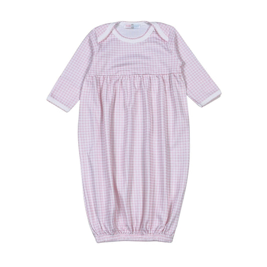 Baby Lauren Pink Gingham Gown