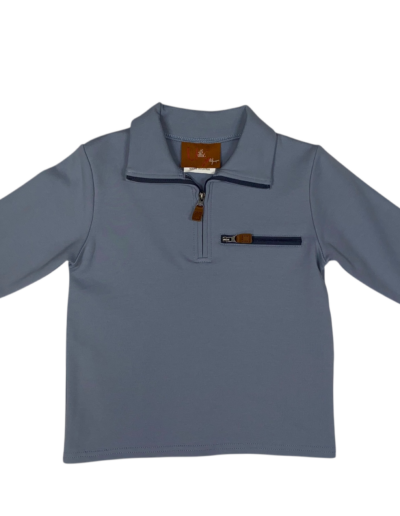 Millie Jay Kingston 1/4 Zip Pullover Blue