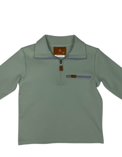 Millie Jay Kingston 1/4 Zip Pullover Sage