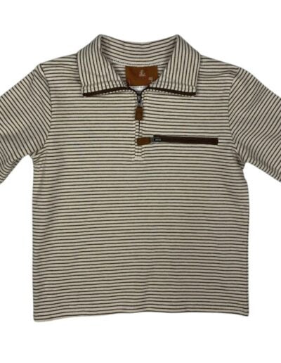 Millie Jay Kingston 1/4 Zip Pullover Brown