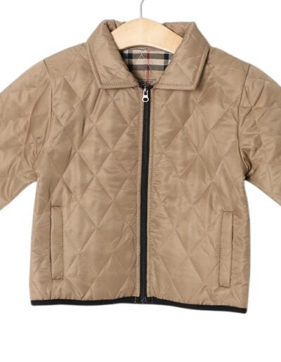 Millie Jay Tucker Jacket - Brown/Plaid