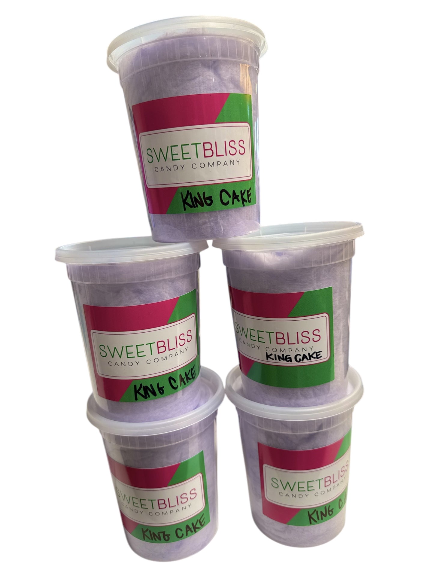 Sweet Bliss King Cake Cotton Candy