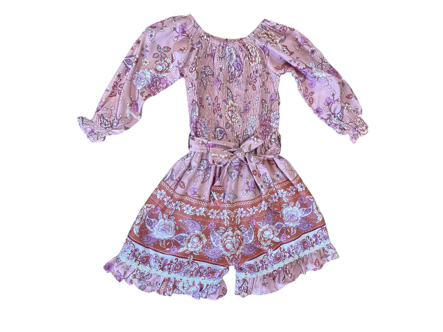 Bela & Nuni Jumpsuit Coral Flower