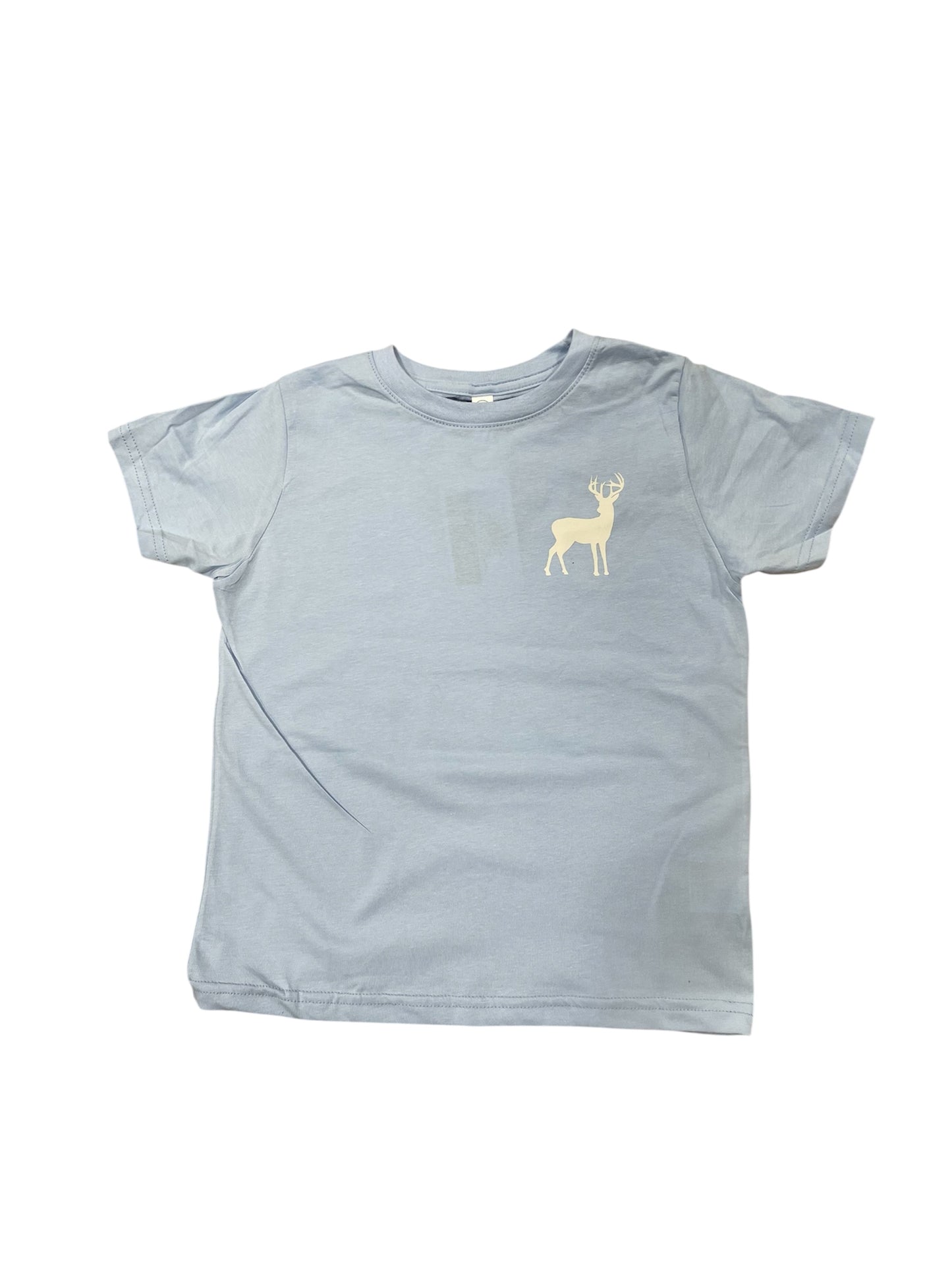 Life in the South Camo Deer T shirt L. Blue