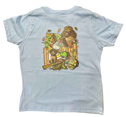 Life in the South Duck Dogs Lt Blue