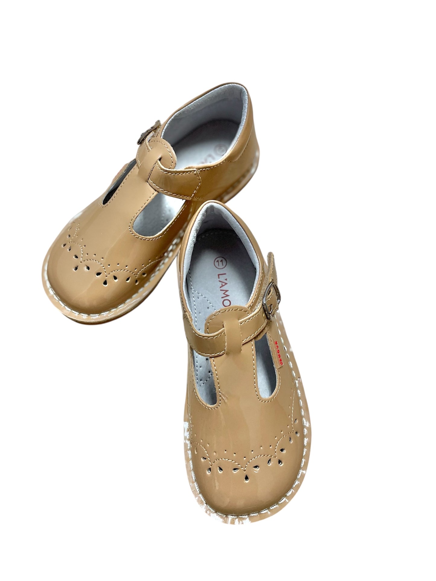 Ruthie Stitched Mary Jane Patent Toffee