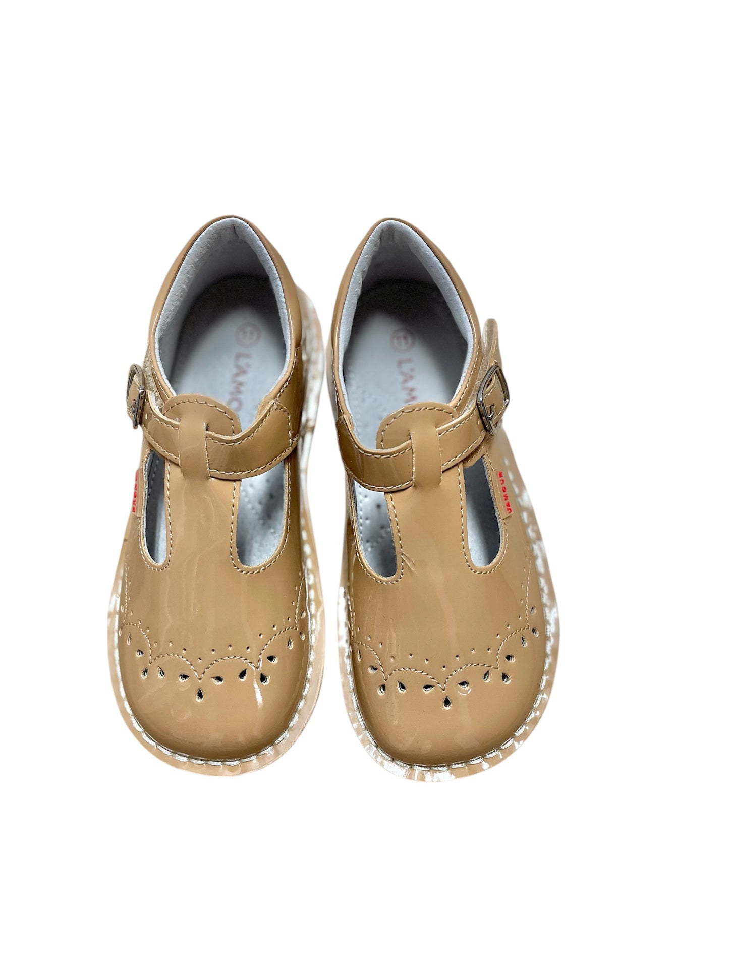 Ruthie Stitched Mary Jane Patent Toffee