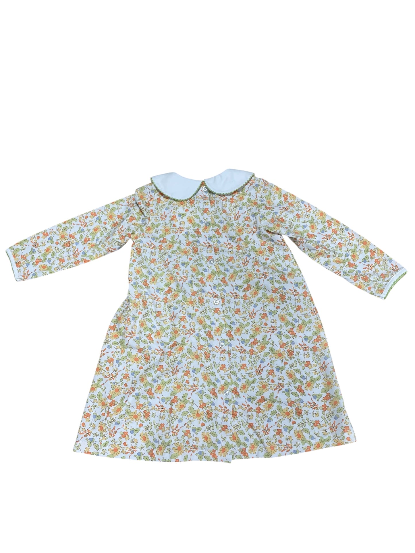 Whimsy Bay Kids Fields of Fall Lillian Pleat Dress
