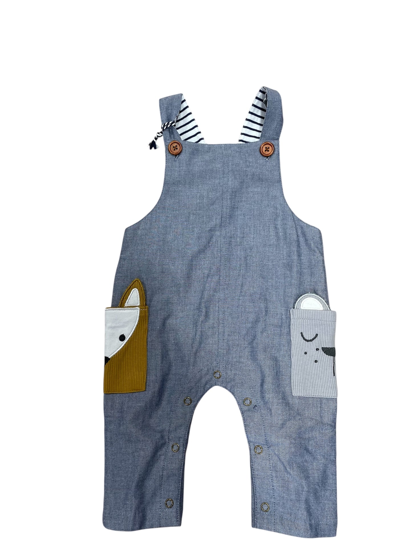 Lilly + Sid Chambray Overalls