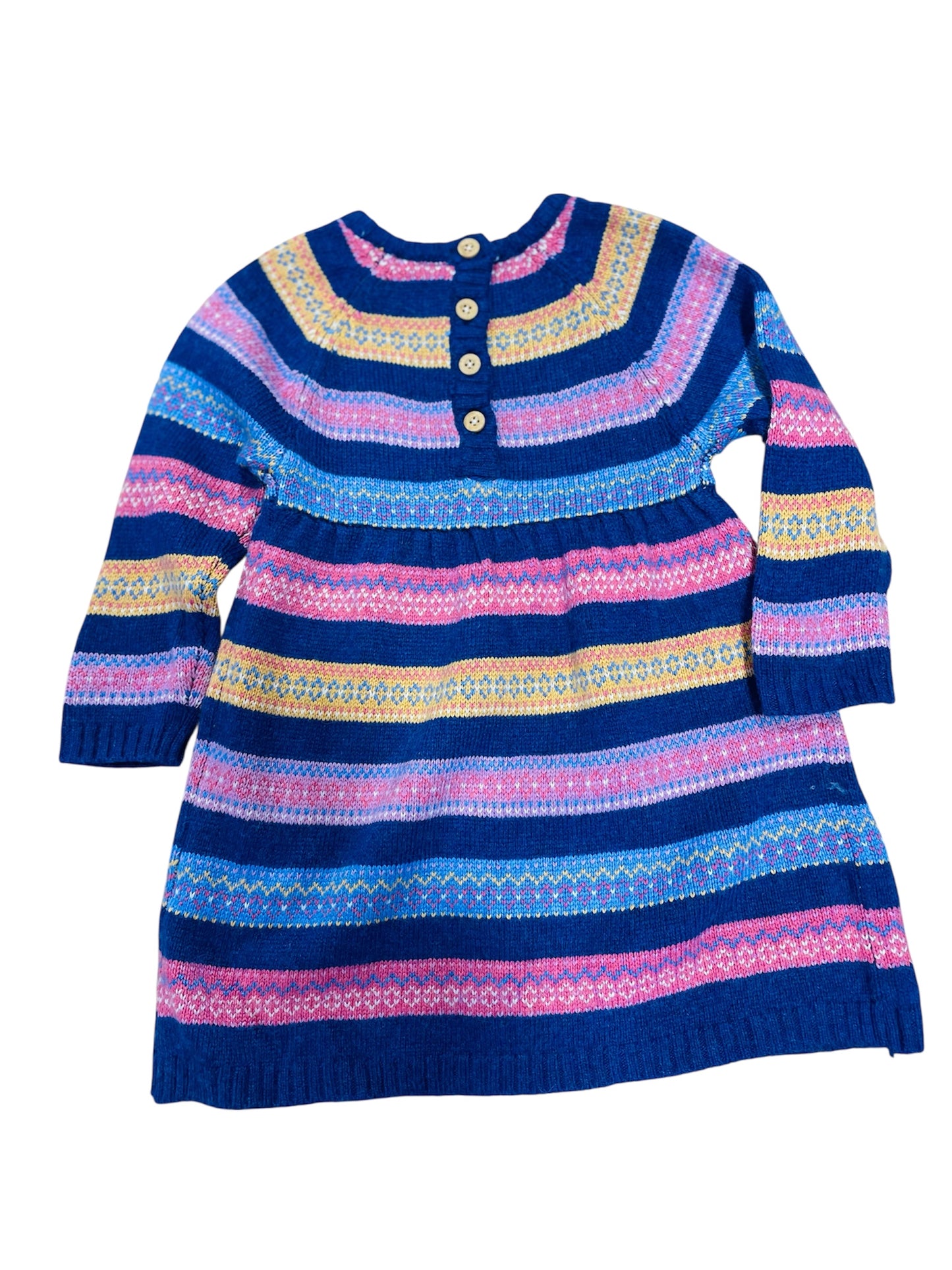 JoJo Maman Bebe Stripe Knit Dress