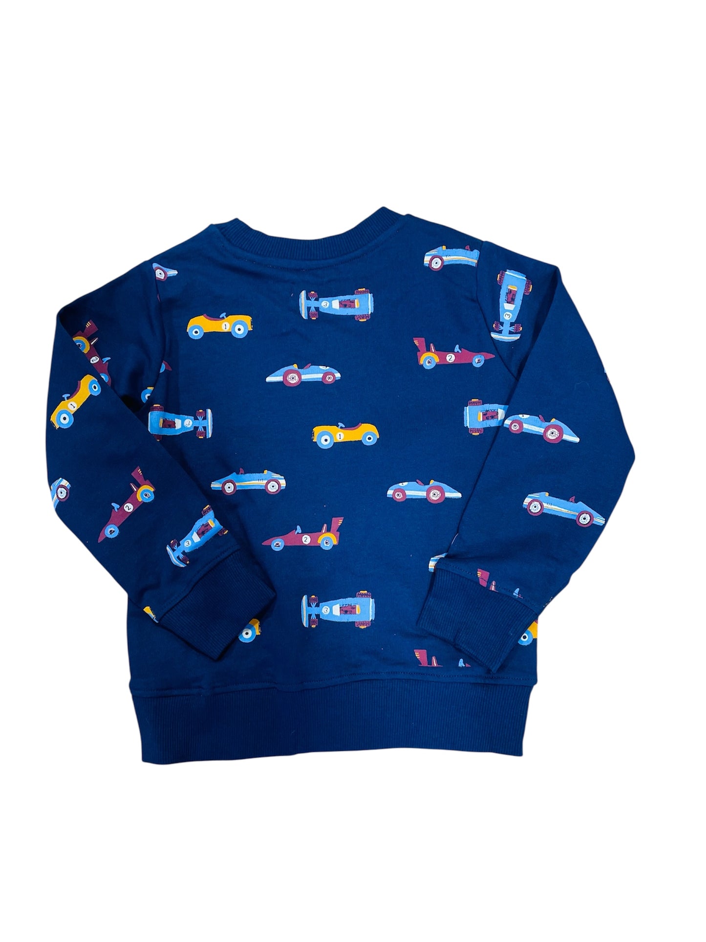 Lilly + Sid Race Car Print Sweatshirt