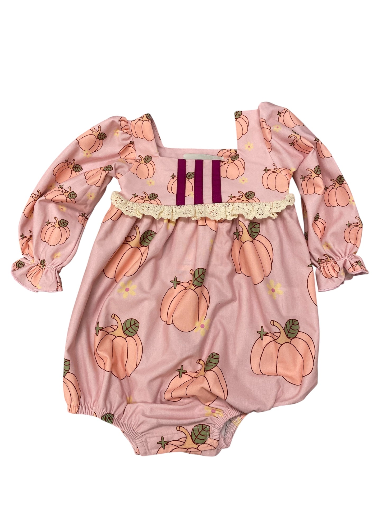 Be Girl Playsuit Bubble Retro Pumpkin