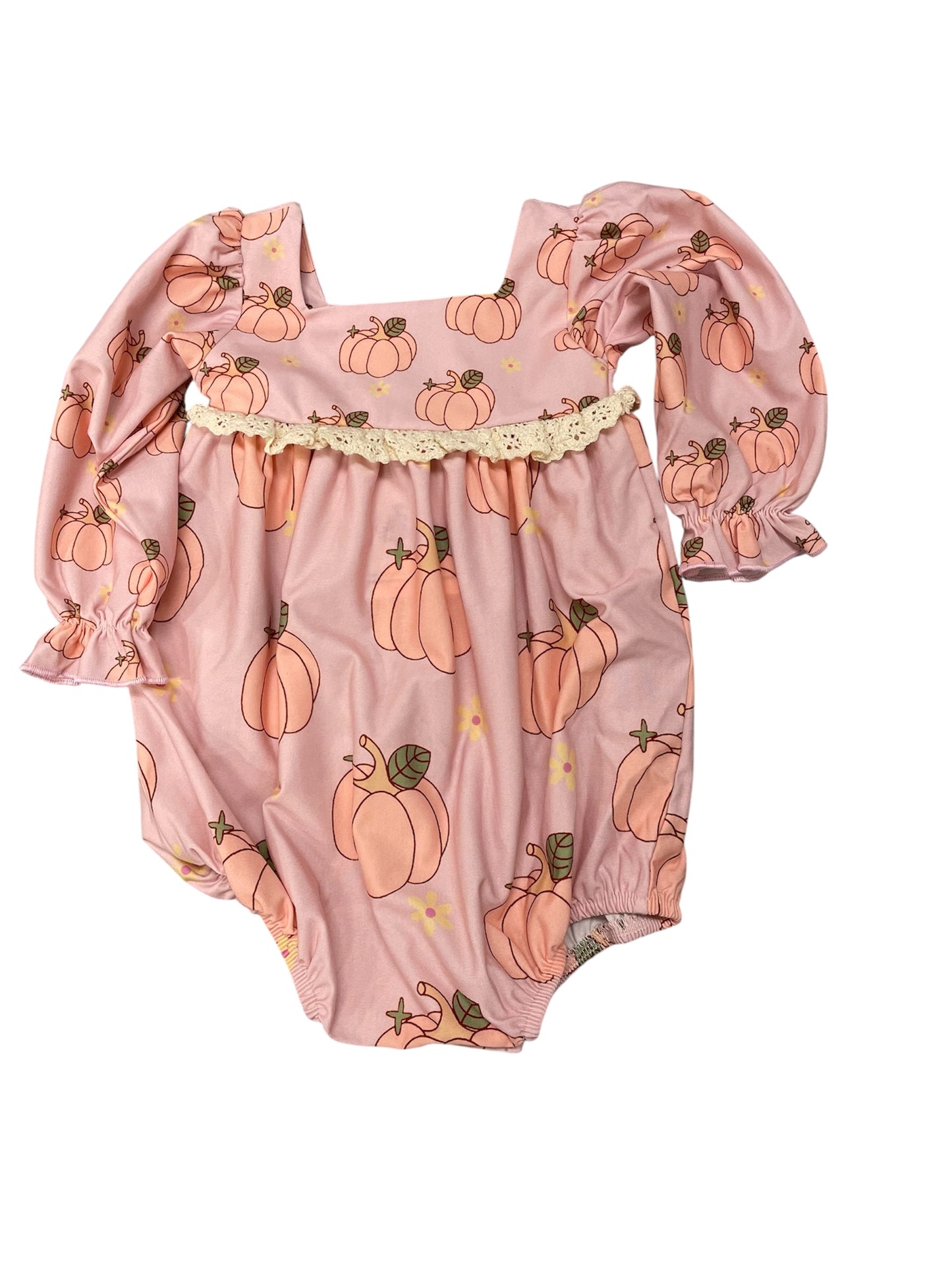 Be Girl Playsuit Bubble Retro Pumpkin