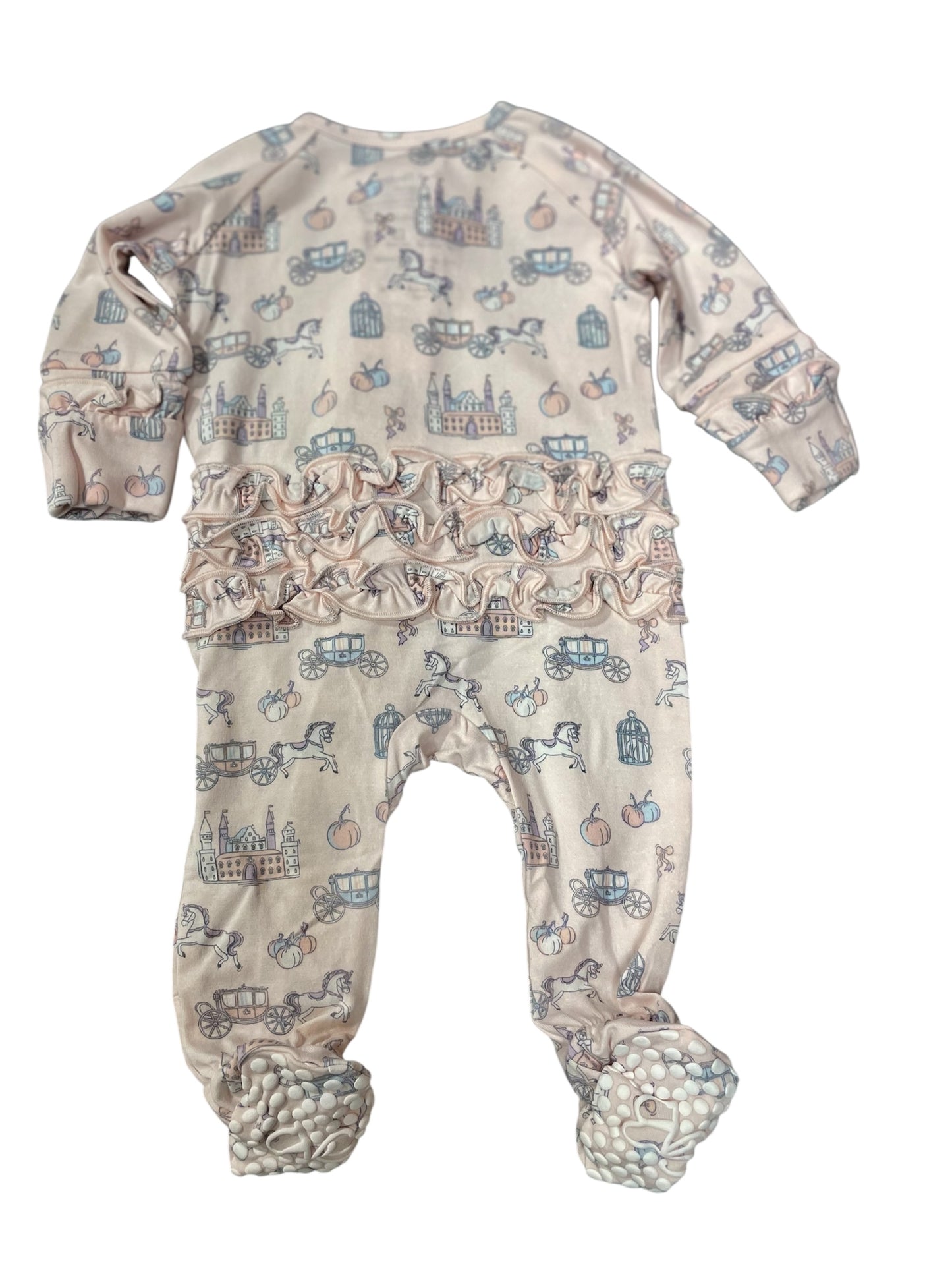 Sweet Bamboo Ruffle Footie Fairy Godmother