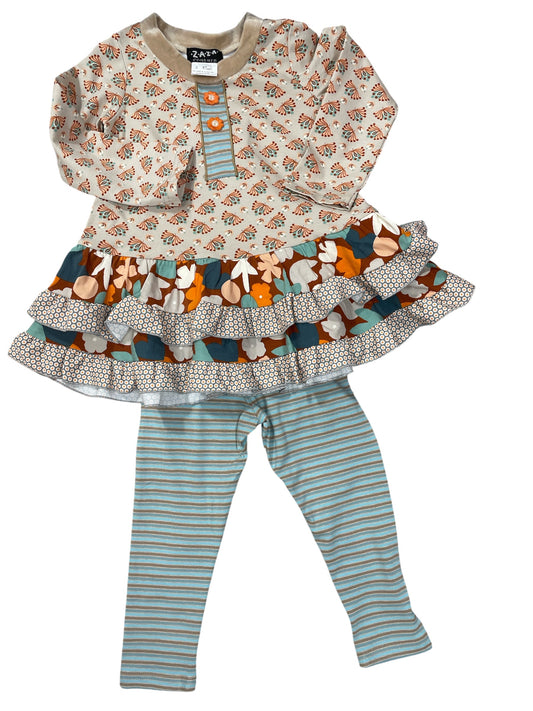 ZARA 2 Ruffle Tunic Set