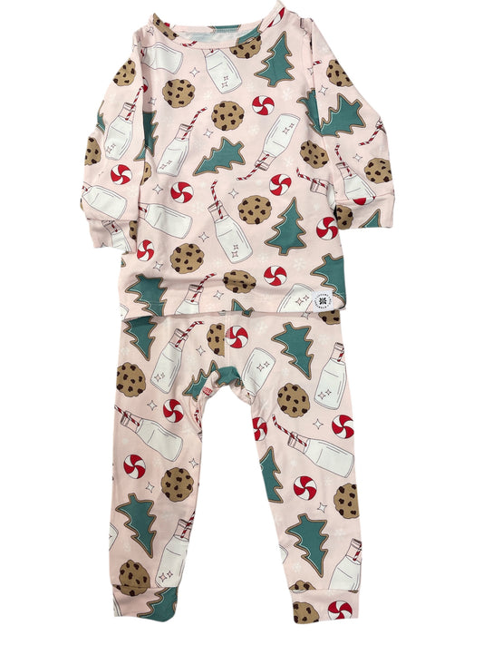 SB Santa's Cookies Pajamas - Pink