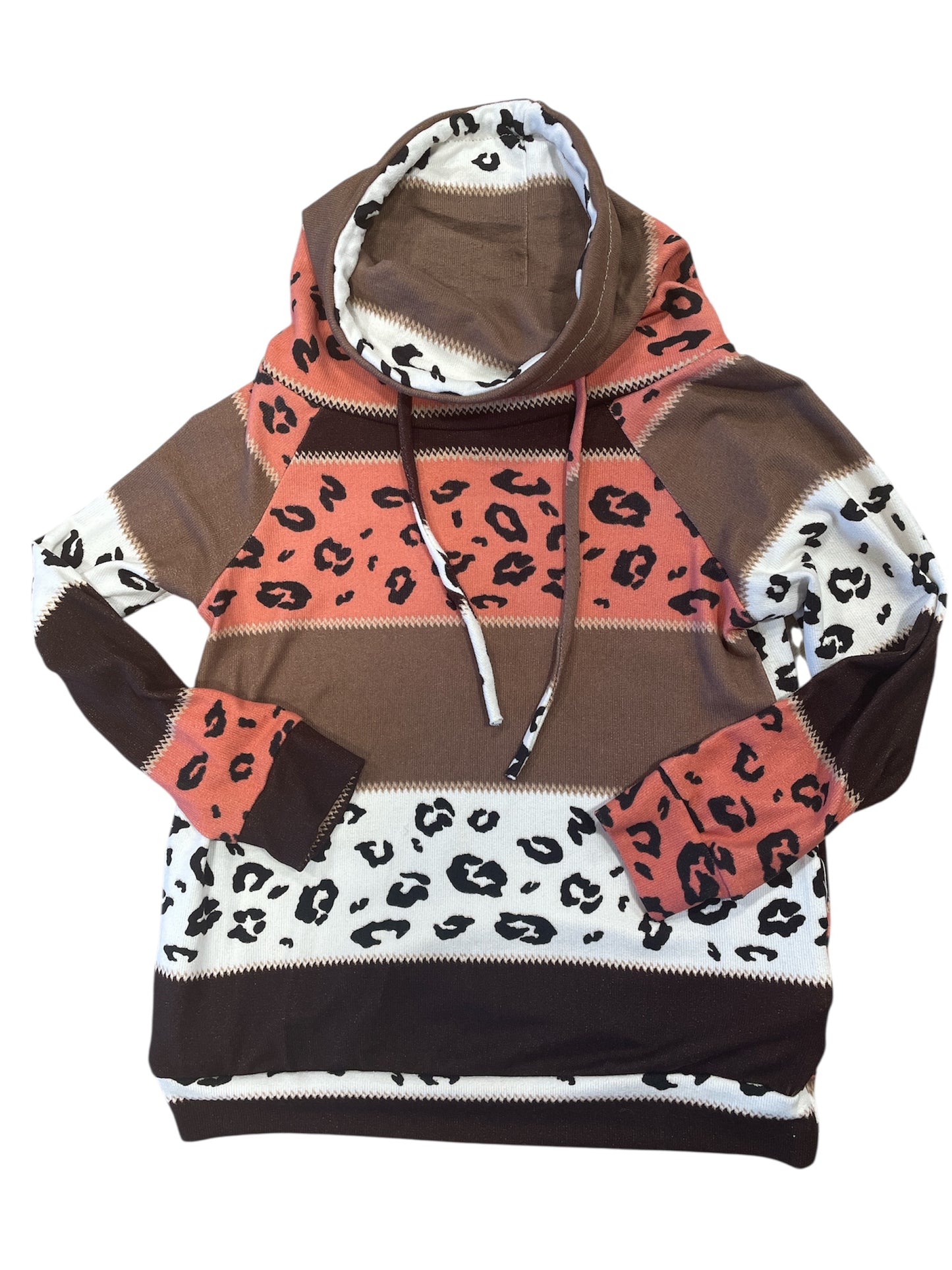 GtoG Neutral Colored Animal Print Tunic