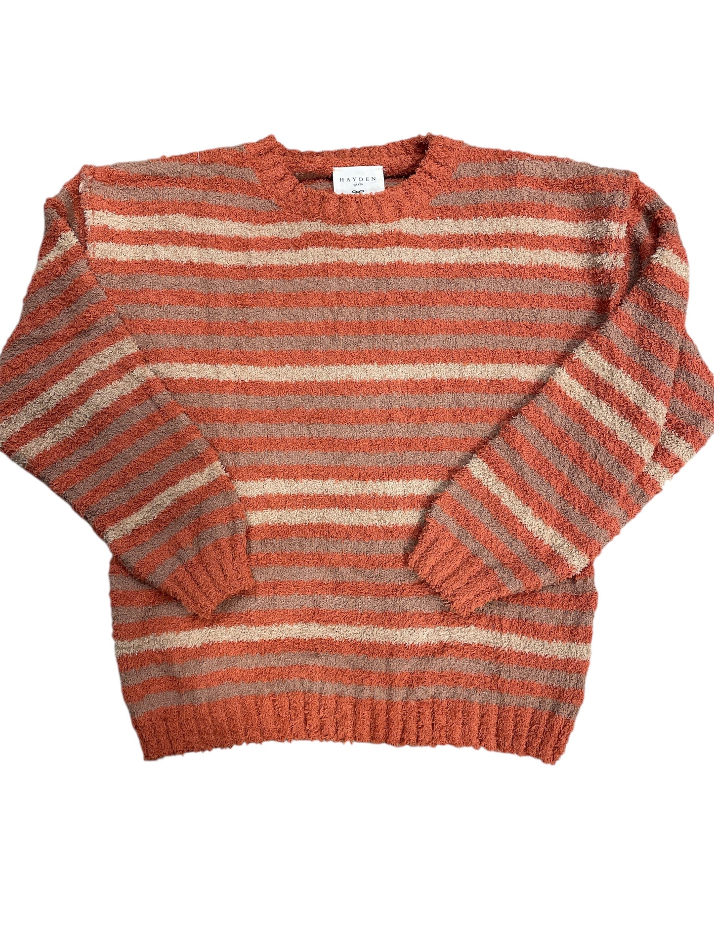 Hayden Girls Multi Colored  Sweater - Rust