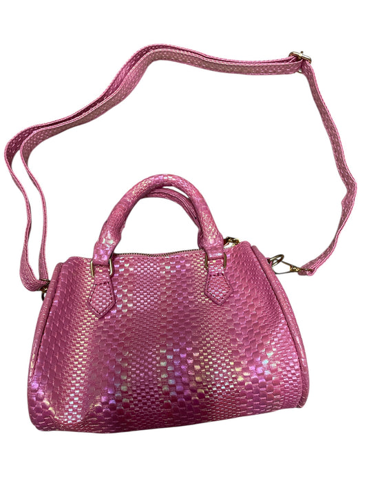 ZOMI GEMS Rainbow Woven Duffle Handbag