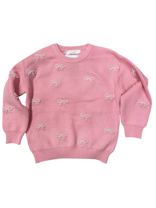 TweenStyle Pearl Bow Sweater