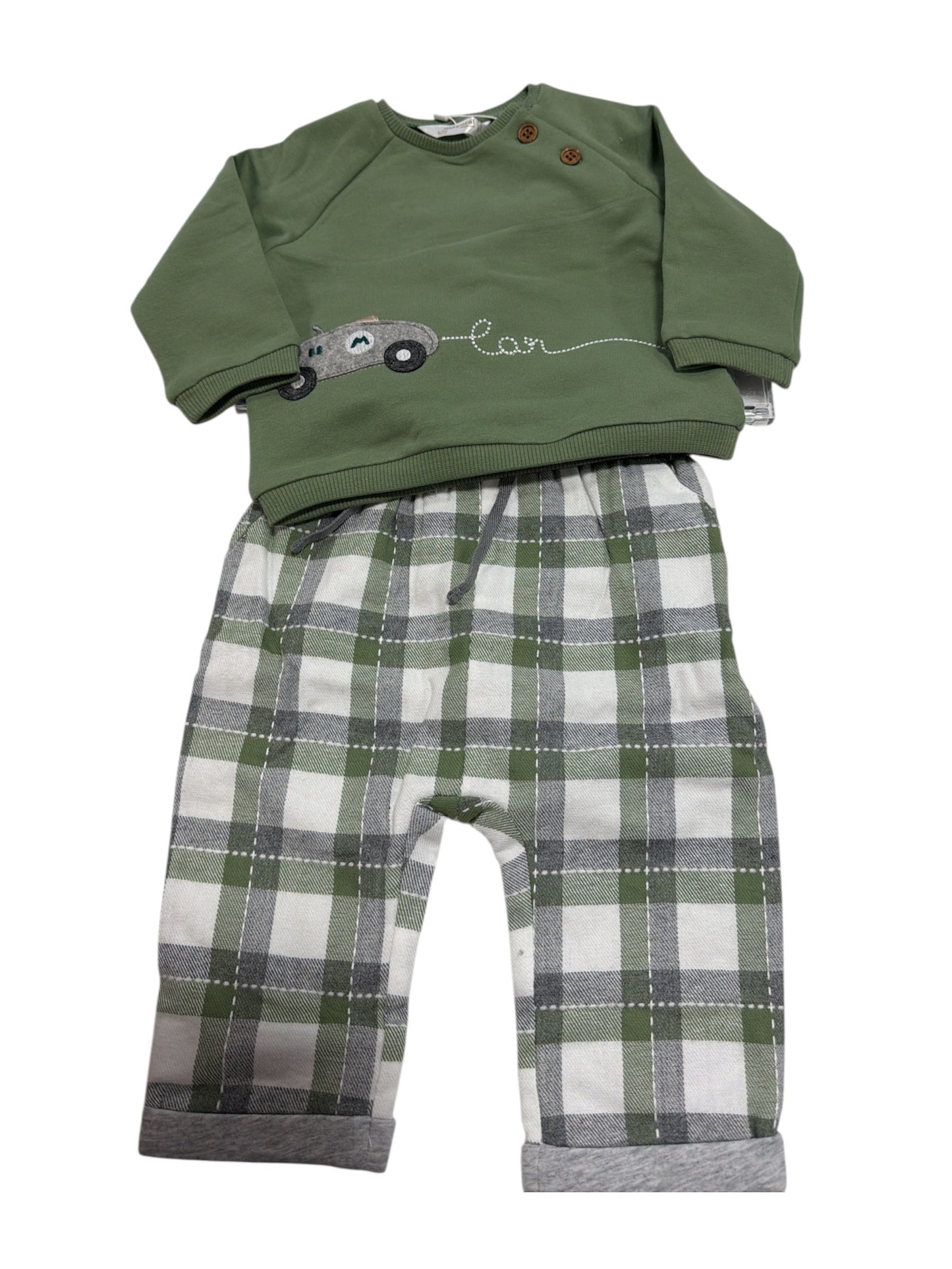 Mayoral 2 pc pant set - Sage