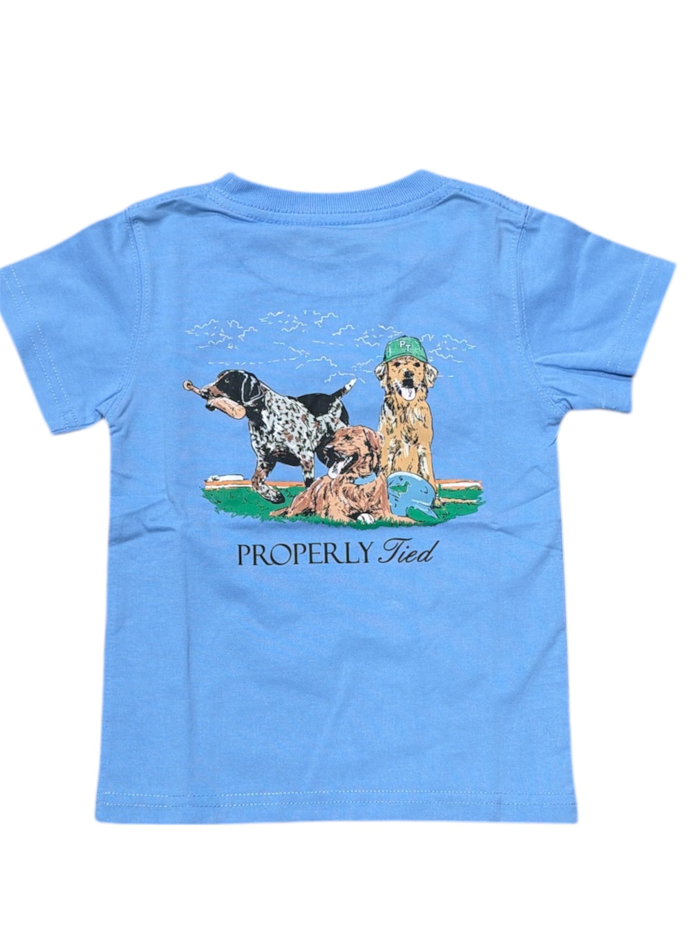 Properly Tied Diamond Dogs SS Lt Blue T Shirt