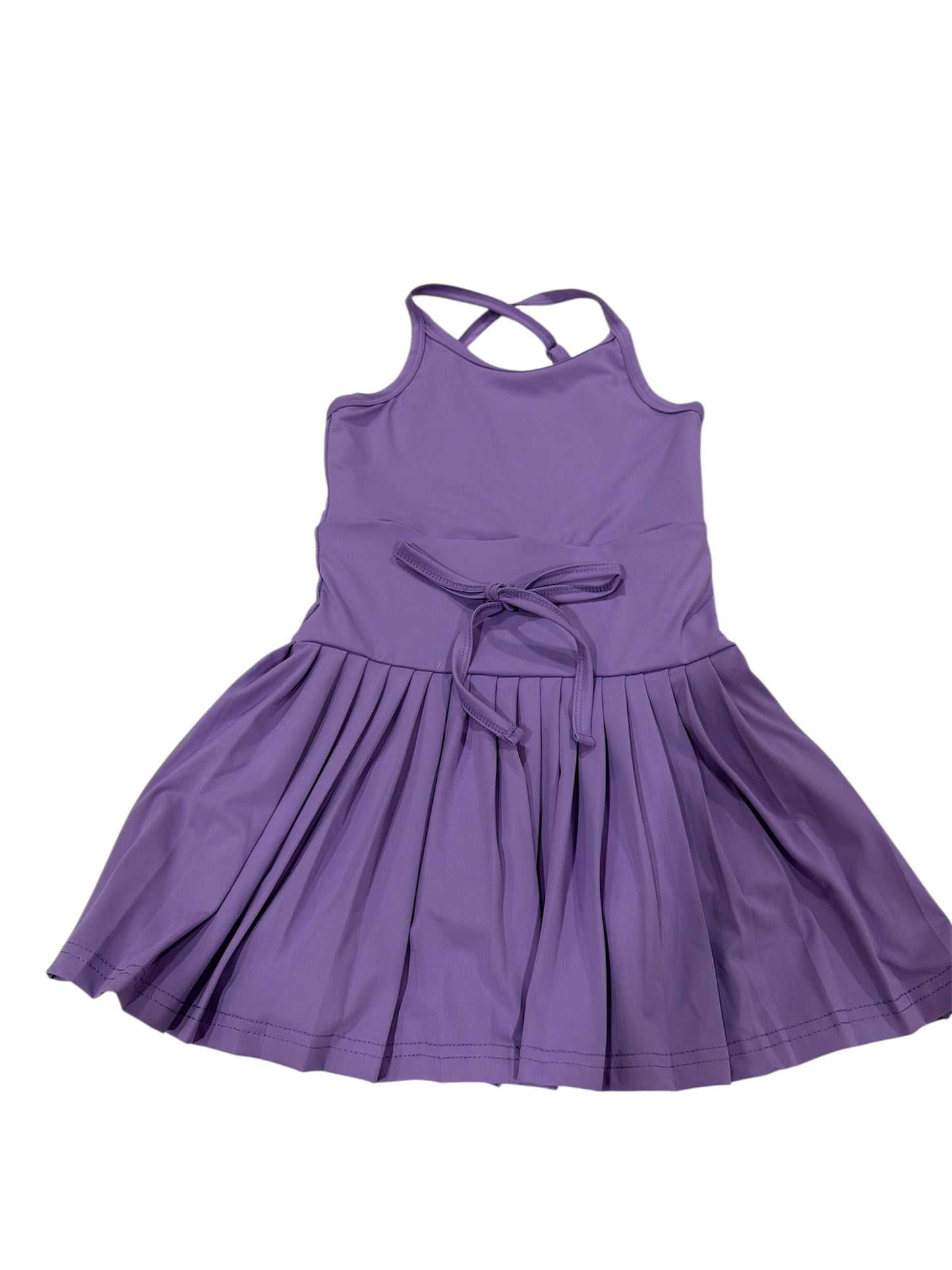 Blended Spirit Lavender Pleated Athletic Dress