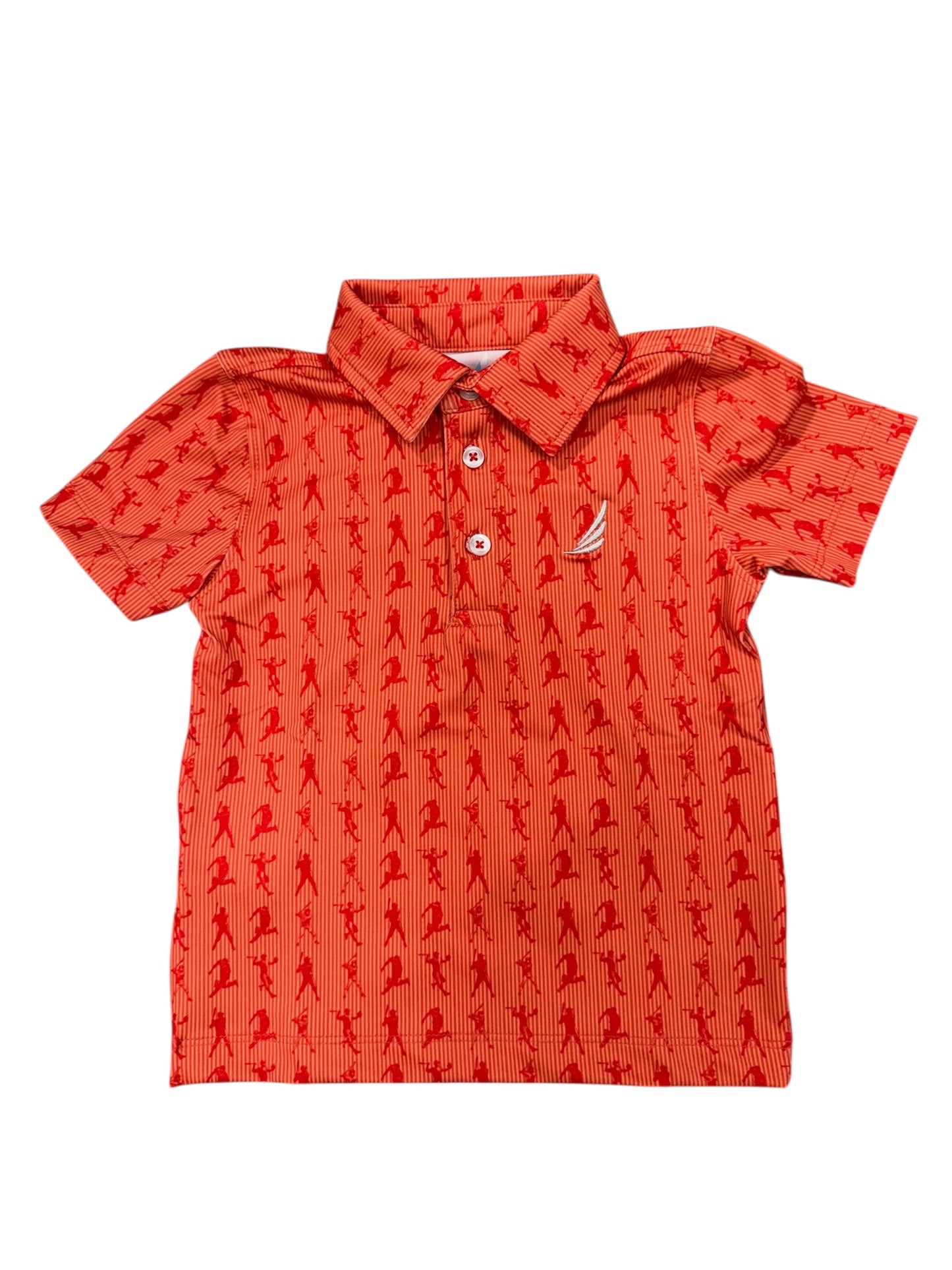 Coolybri Performance SS Polo Baseball - Coral