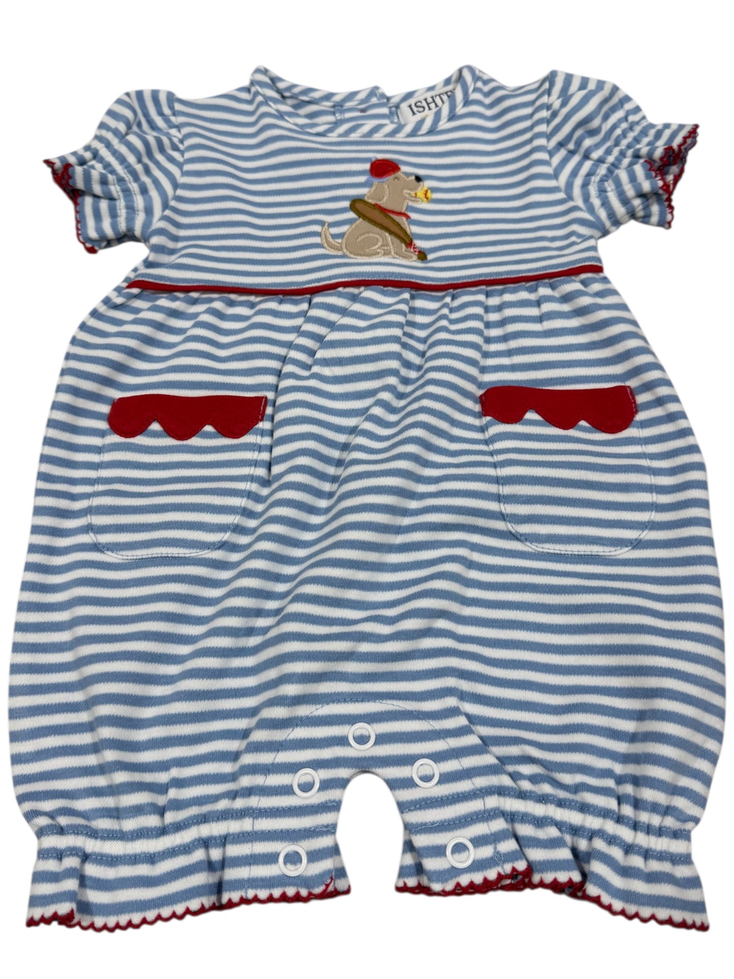 Ishtex Softball Girl's Romper
