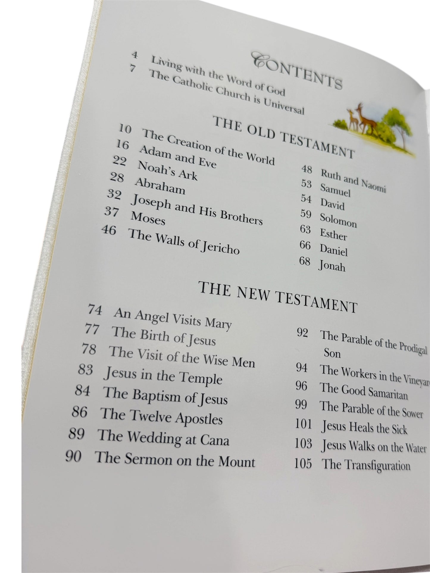 My Catholic Children's Bible In Shantung with Cross
