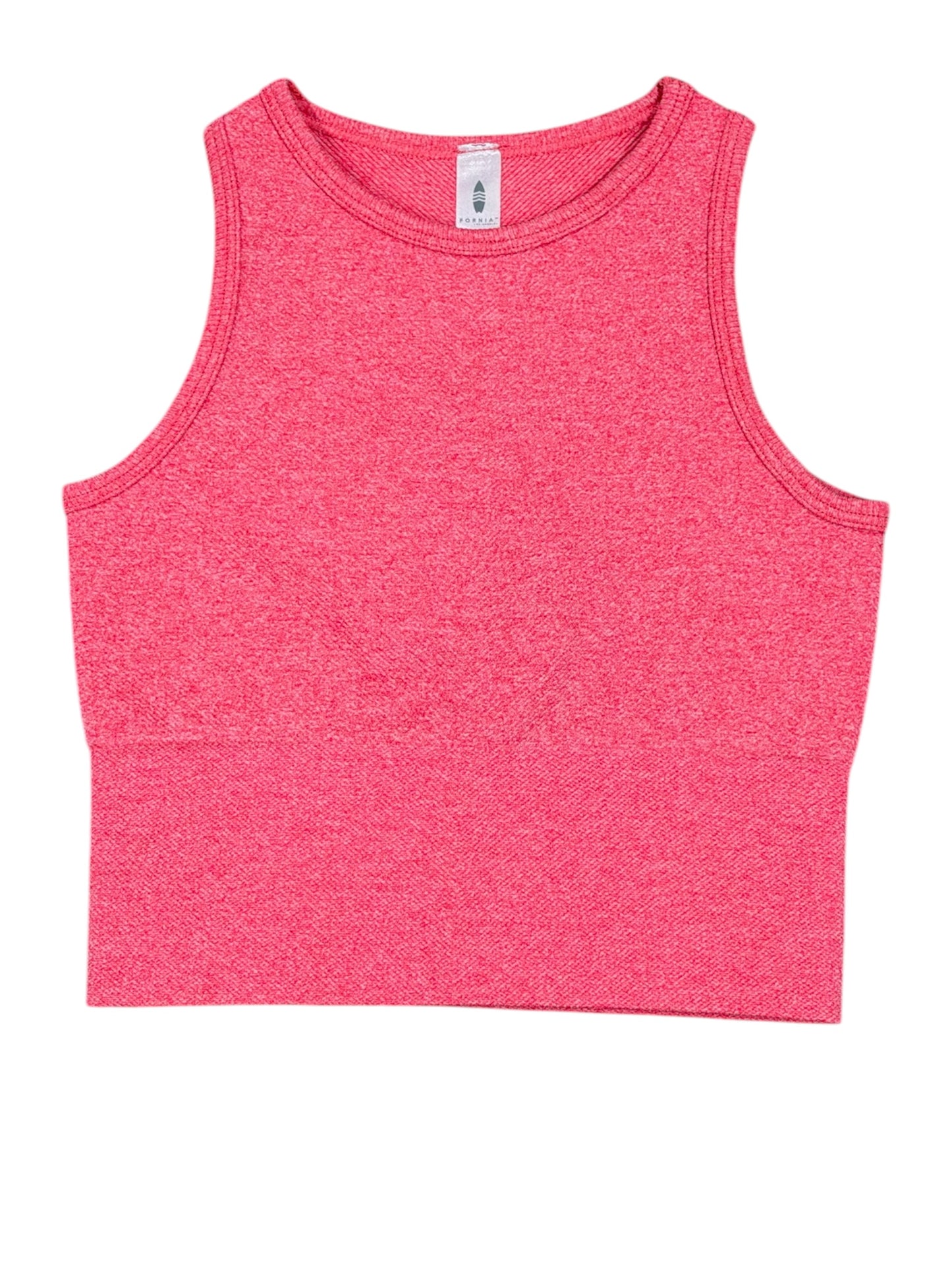 Fornia Creations Chevron Crop Top - Guava