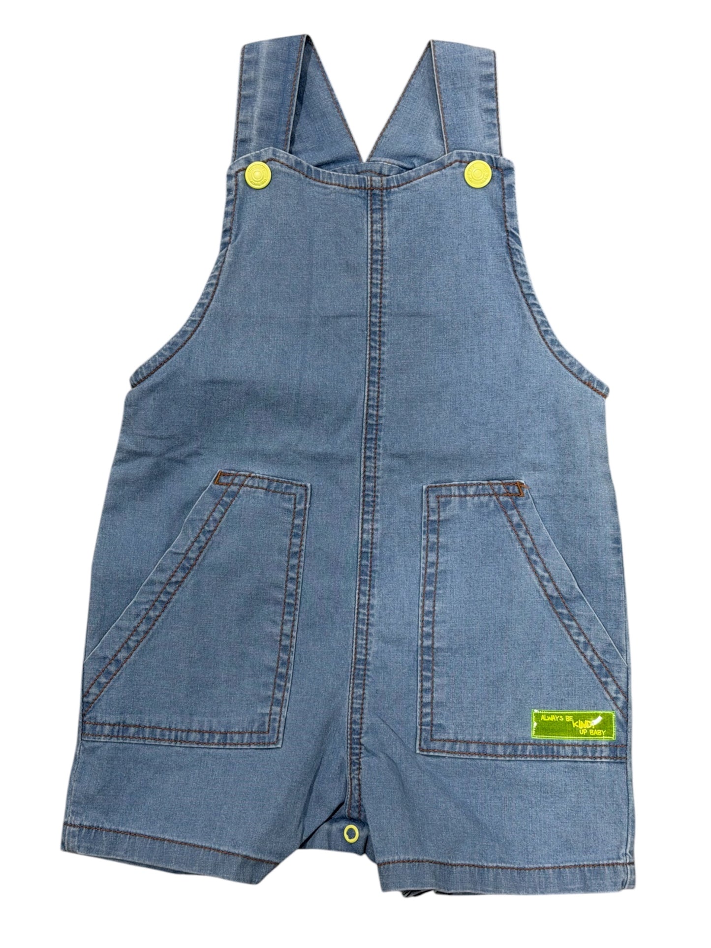 Up Baby Light Denim Overalls
