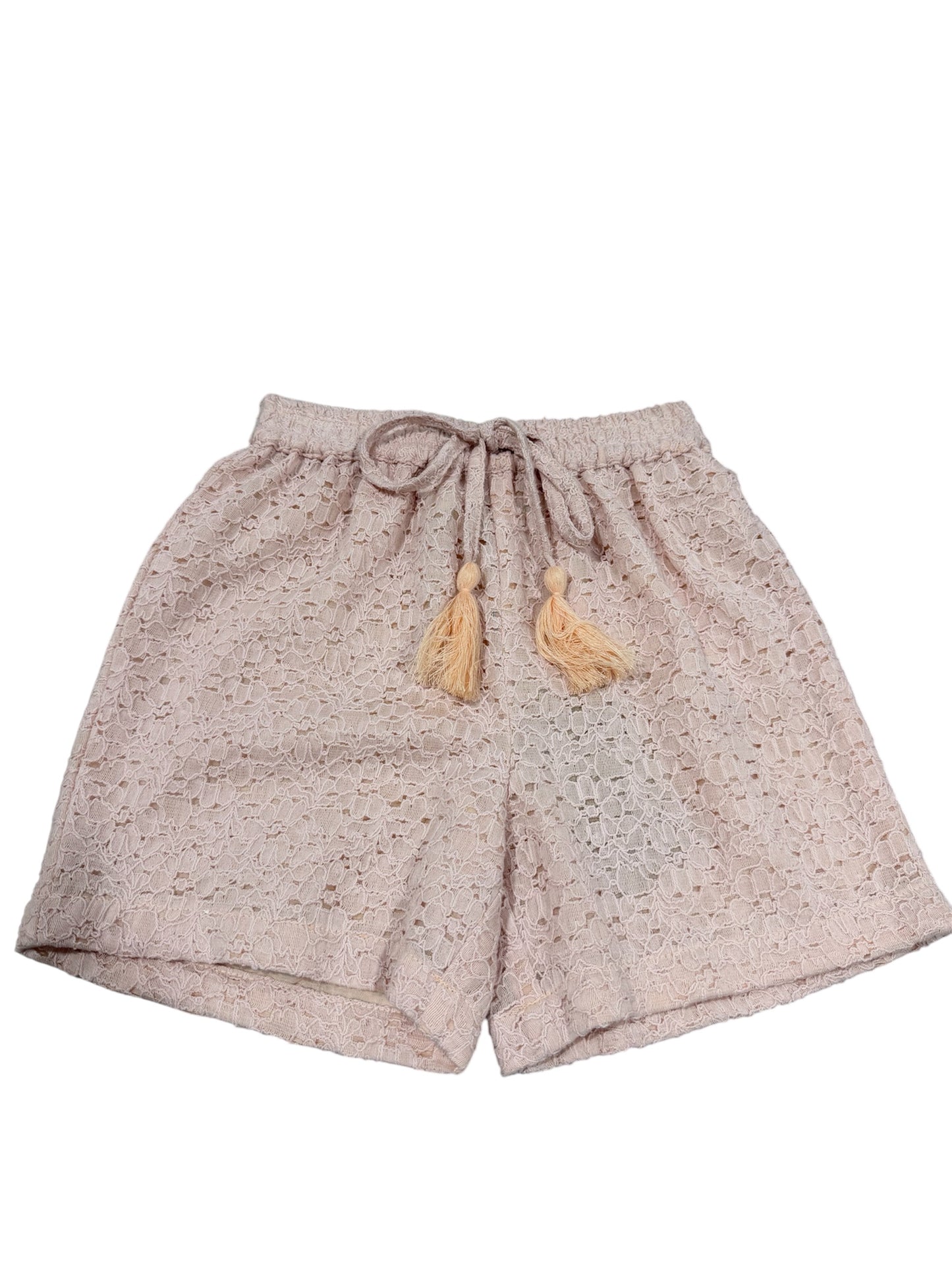 Yo Baby Blush Lace Shorts