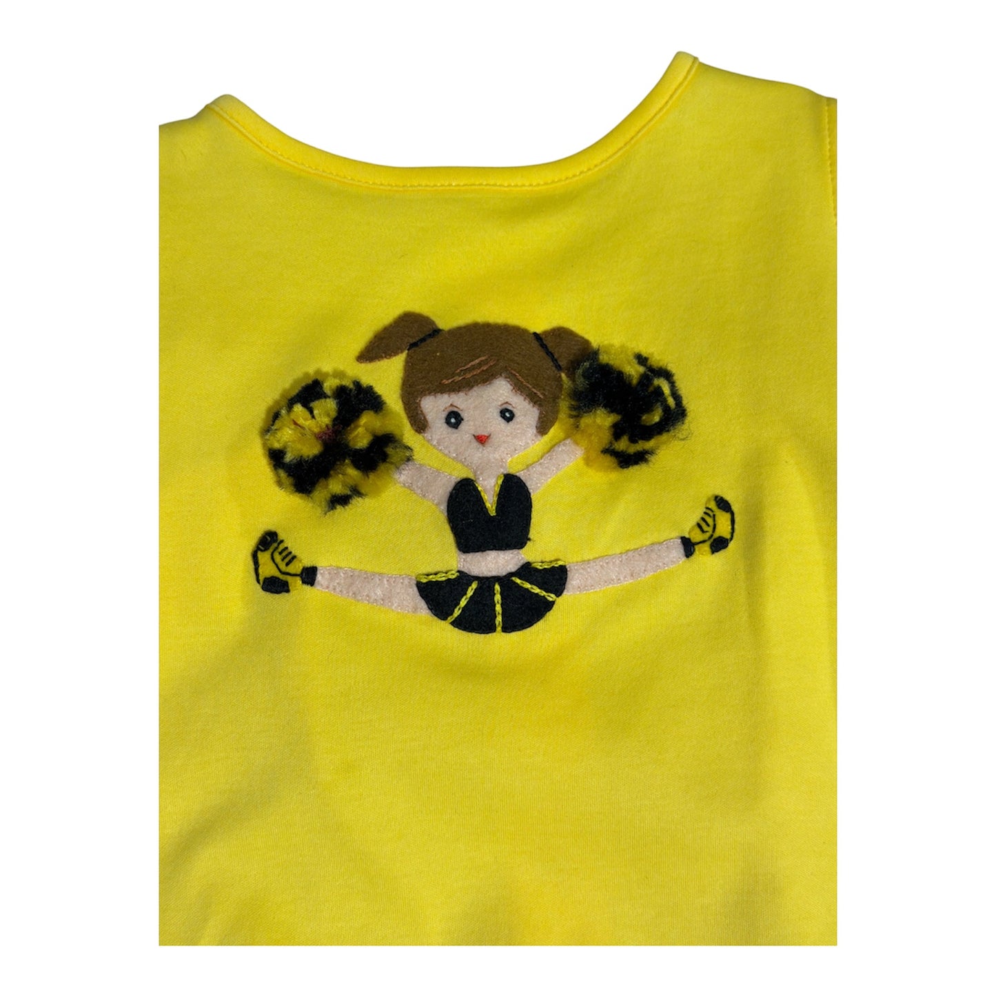 Squiggles Cheerleader Skort Set - Goldenrod