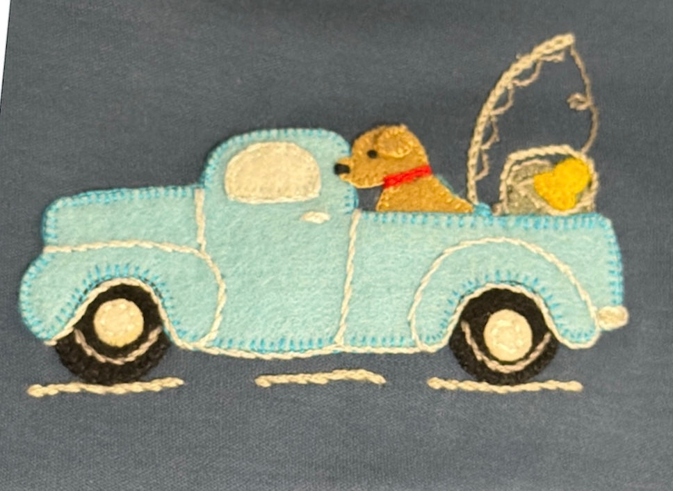 Squiggles Fishing with Fred LS Coveralls