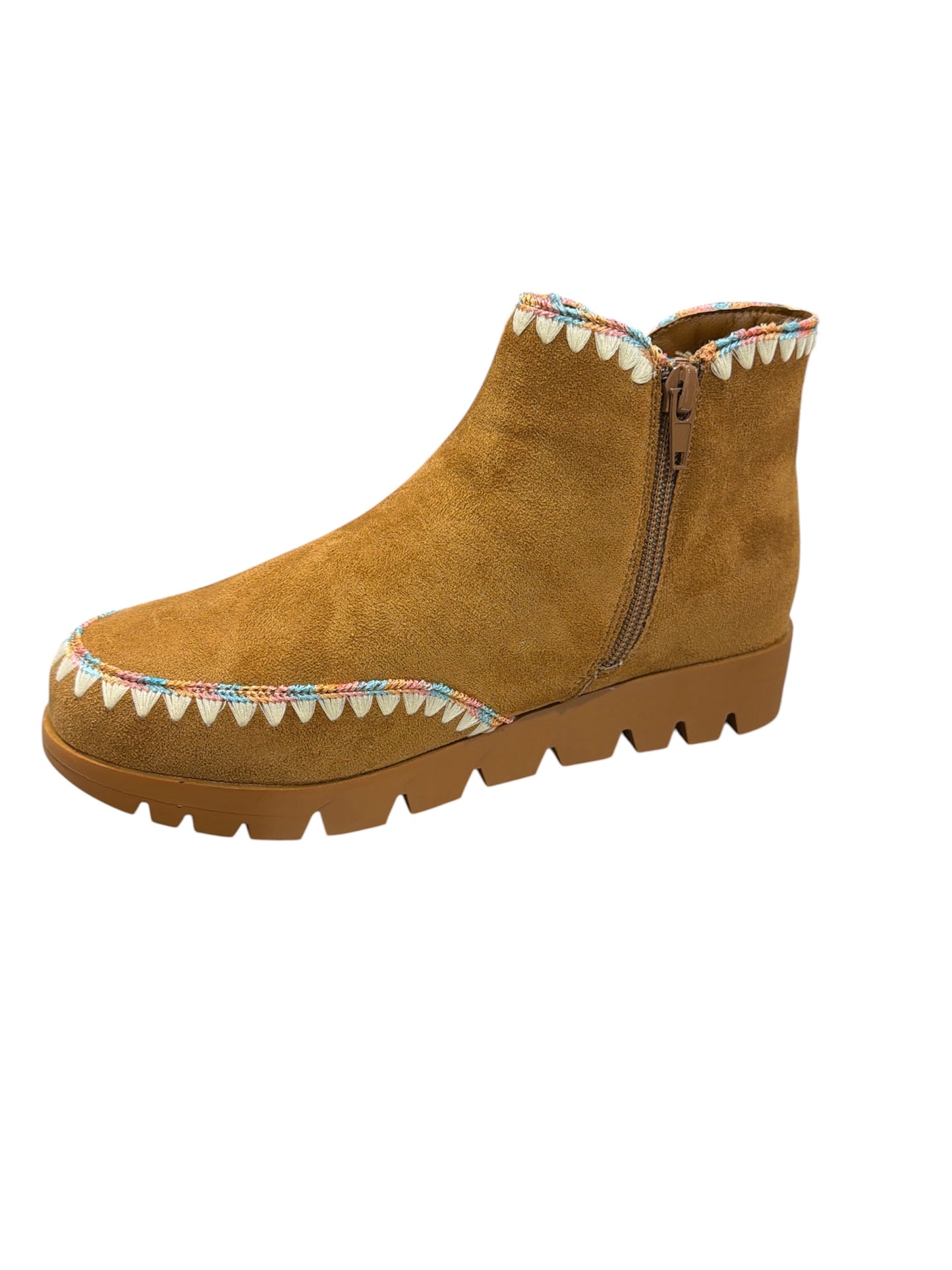 Mia Kids Camyla Chestnut Ankle Boots
