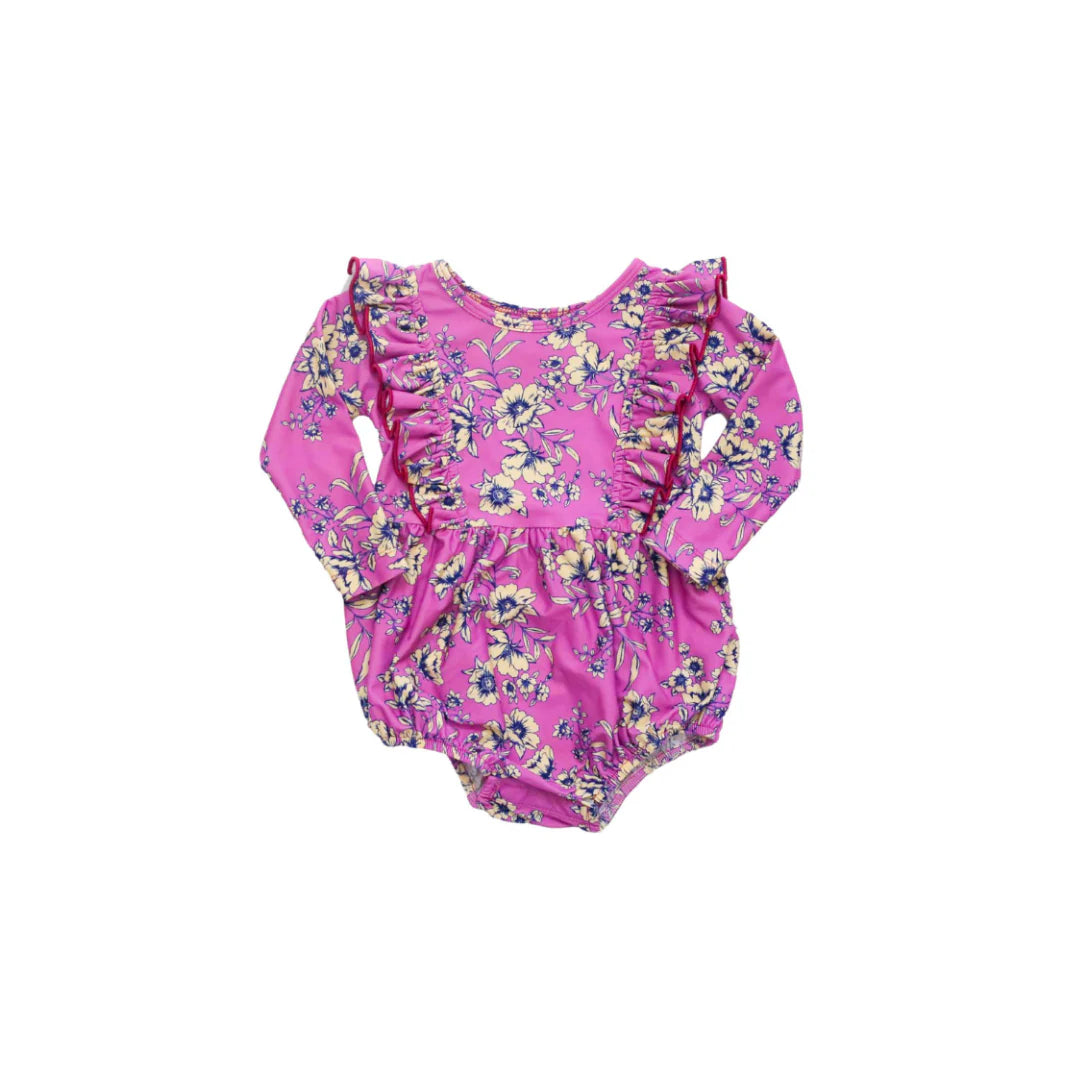 Be Girl Playsuit Bubble Golden Plum